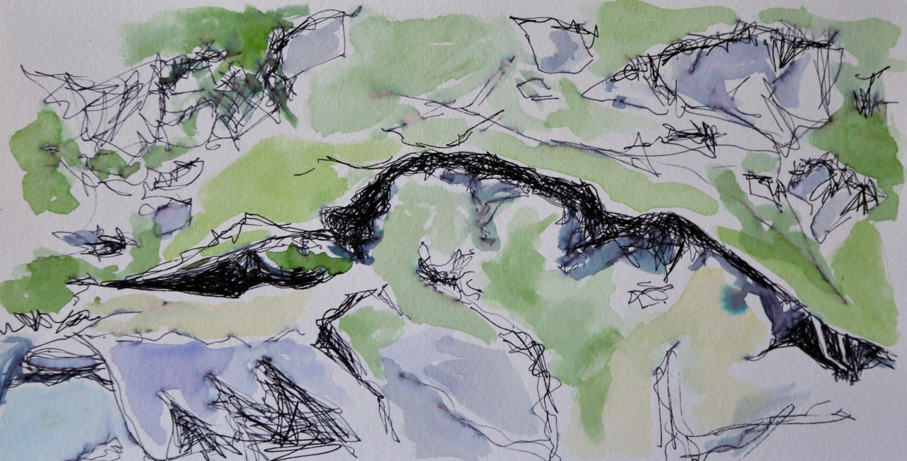 Rocky Mountain detail at Annascaul Lake
